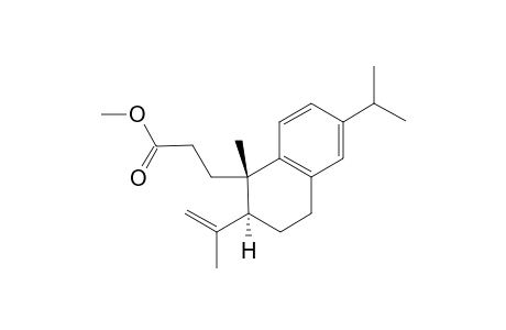 12-DEOXY-SECO-HINOKIOL_METHYLESTER;3-[(1-2,2-S)-6-ISOPROPYL-1-METHYL-2-(PROP-1-EN-2-YL)-1,2,3,4-TETRAHYDRONAPHTHALEN-1-YL]-PROPANOATE