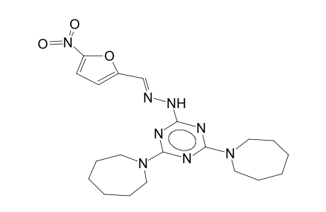 2,4-Diazepano-6-[2-(2-nitro-5-furylmethylidene)hydrazino]-1,3,5-triazine