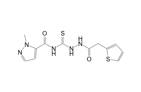 1-methyl-N-{[2-(2-thienylacetyl)hydrazino]carbothioyl}-1H-pyrazole-5-carboxamide