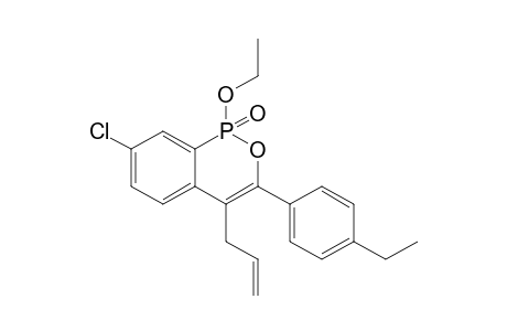 4-Allyl-1-ethoxy-3-(p-ethylphenyl)-7-chloro-benzo[c]-(1,2)-oxaphosphinine - 1-Oxide