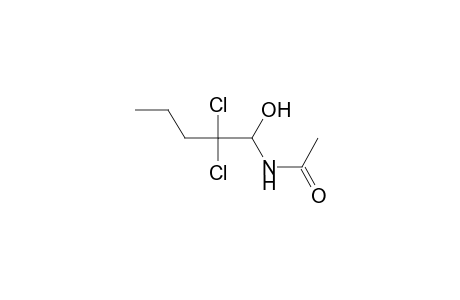 N-(2,2-dichloro-1-hydroxypentyl)acetamide