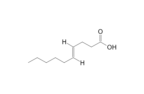 Trans-4-decenoic acid