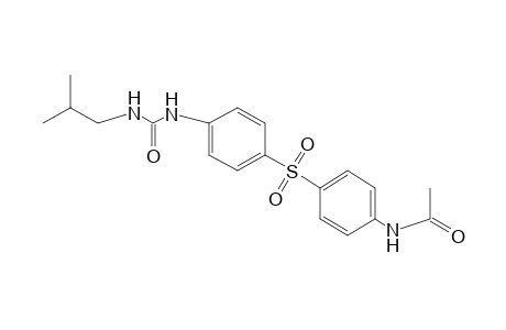 1-[p-(N-acetylsulfanilyl)phenyl]-3-isobutylurea