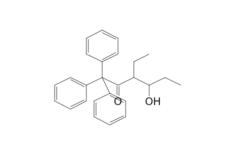 2-Hexanone, 3-ethyl-4-hydroxy-1,1,1-triphenyl-, (R*,s*)-(.+-.)-