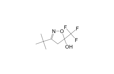 3-tert-Butyl-5-(trifluoromethyl)-4,5-dihydro-5-isoxazolol