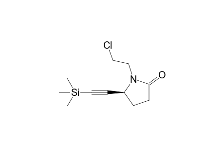 (5S)-1-(2-chloroethyl)-5-(2-trimethylsilylethynyl)-2-pyrrolidinone