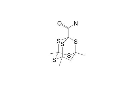 2,4,6,8,9-Pentathiatricyclo[3.3.1.1(3,7)]decane-1-carboxamide, 3,5,7-trimethyl-