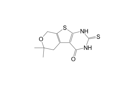 6,6-dimethyl-2-thioxo-1,2,3,4,5,6-hexahydro-8H-pyrano[4',3':4,5]thieno[2,3-d]pyrimidin-4-one