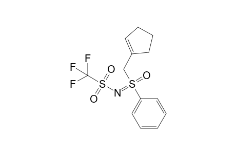 S-(1-Cyclopenten-1-ylmethyl)-S-phenyl-N-[(trifluoromethyl)sulfonyl]sulfoximine