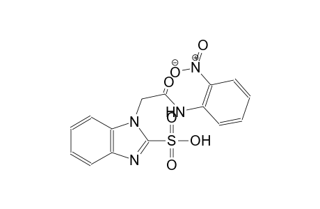 1-[2-(2-nitroanilino)-2-oxoethyl]-1H-benzimidazole-2-sulfonic acid