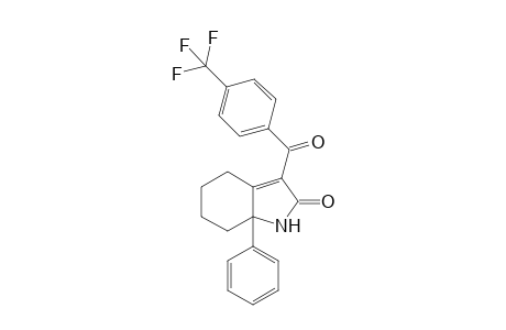 7a-Phenyl-3-(4-(trifluoromethyl)benzoyl)-1,4,5,6,7,7a-hexahydro-2H-indol-2-one