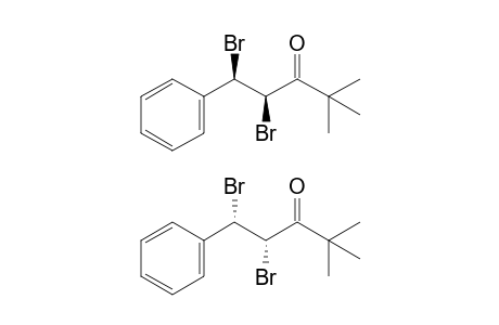 DL-threo-1,2-dibromo-4,4-dimethyl-1-phenyl-3-pentanone