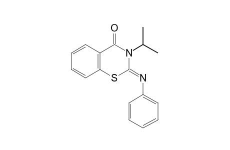 2,3-dihydro-3-isopropyl-2-(phenylimino)-4H-1,3-benzothiazin-4-one