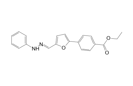 p-(5-formyl-2-furyl)benzoic acid, ethyl ester, phenylhydrazone