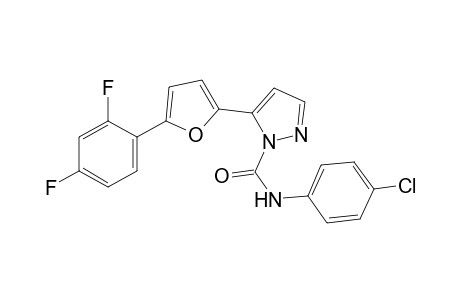 4'-chloro-5-[5-(2,4-difluorophenyl)-2-furyl]pyrazole-1-carboxanilide