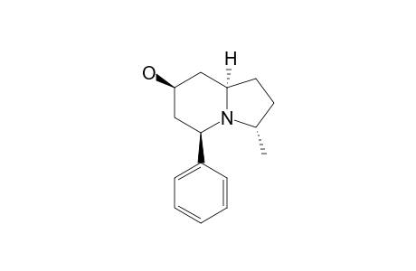 (3S,5R,7R,8ar)-(+)-3-methyl-5-phenyl-7-hydroxyoctahydroindolizine