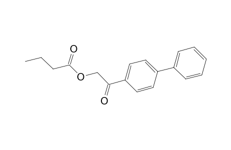 butyric acid, p-phenylphenacyl ester