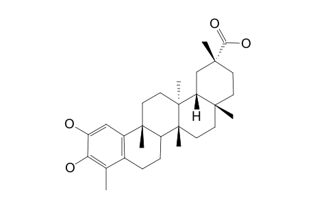 WILFORIC-ACID-A;2,3-DIHYDROXY-24-NOR-D:A-FRIEDOOLEAN-1,3,5(10)-TRIENE-29-OIC-ACID