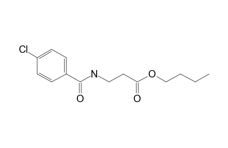 .beta.-Alanine, N-(4-chlorobenzoyl)-, butyl ester