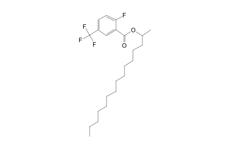 2-Fluoro-5-trifluoromethylbenzoic acid, 2-pentadecyl ester