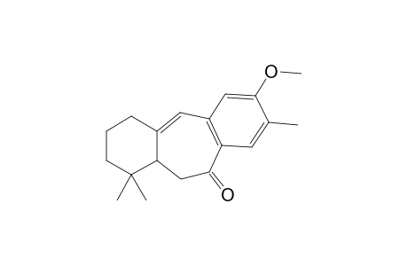 PHYLLACANTHONE;7-OXO-12-METHOXY-16,17-BIS-NOR-9-(10->20)-ABEO-ABIETA-10(20),8,11,13-TETRAENE