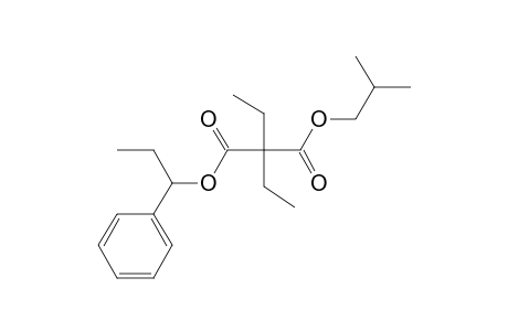 Diethylmalonic acid, isobutyl 1-phenylpropyl ester