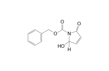 2-hydroxy-5-oxo-3-pyrroline-1-carboxylic acid, benzyl ester