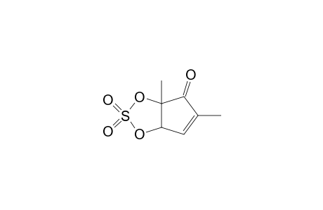 4H-Cyclopenta-1,3,2-dioxathiol-4-one, 3a,6a-dihydro-3a,5-dimethyl-, 2,2-dioxide