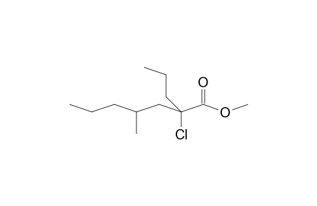 2-PROPYL,4-METHYL,2-CHLOROHEPTANOIC ACID METHYLESTER