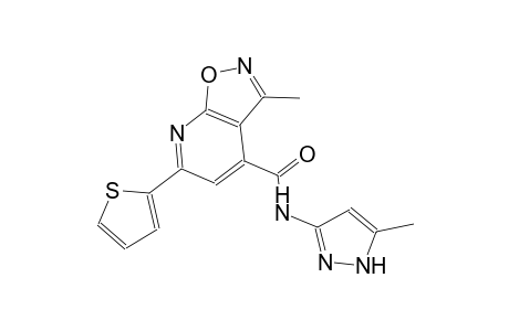 3-methyl-N-(5-methyl-1H-pyrazol-3-yl)-6-(2-thienyl)isoxazolo[5,4-b]pyridine-4-carboxamide