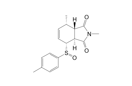 (+)-[3aS,4S,7R,7aS.(S)R]-2,4-Dimethyl-7-(p-tolylsulfinyl)-3a,4,7,7a-tetrahydroisodole-1,3-dione