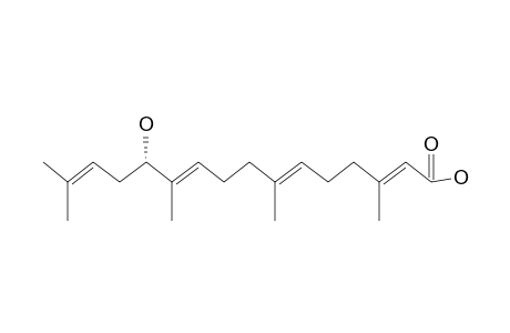 (2E,6E,10E)-12(S)-HYDROXY-3,7,11,15-TETRAMETHYK-HEXADECA-2,6,10,14-TETRANOIC ACID