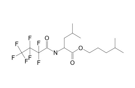 L-Leucine, N-heptafluorobutyryl-, isohexyl ester