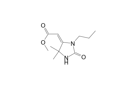 4,4-Dimethyl-5-methoxycarbonylmethylene-1-(1-propyl)imidazolidin-2-one