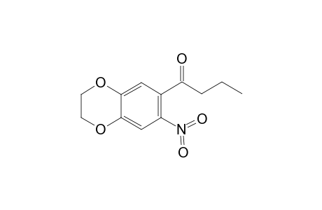 Butan-1-one, 1-(2,3-dihydro-7-nitro-1,4-benzodioxin-6-yl)-