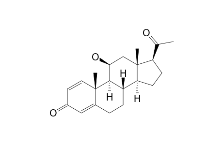1,4-Pregnadien-11β-ol-3,20-dione