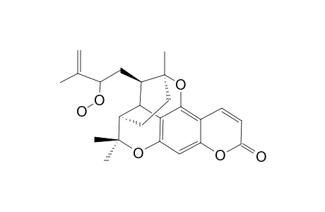 (-)-2'-BETA-(2-XI-HYDROPEROXY-3-METHYLBUT-3-ENYL)-2'-DEOXYBRUCEOL