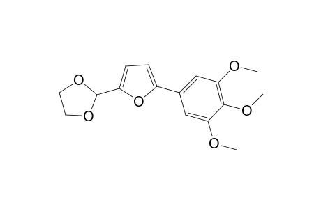 2-(5-(3,4,5-Trimethoxyphenyl)furan-2-yl)-1,3-dioxolane