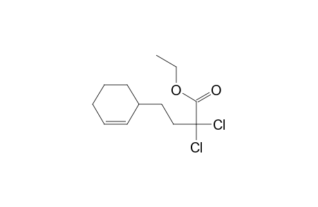 2-Cyclohexene-1-butanoic acid, .alpha.,.alpha.-dichloro-, ethyl ester, (.+-.)-