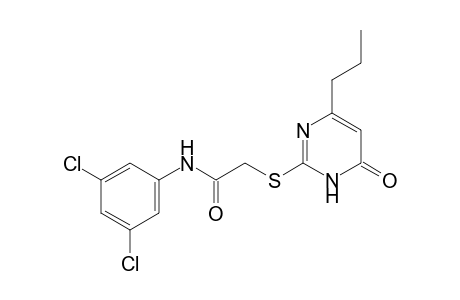 3',5'-Dichloro-2-[(3,4-dihydro-4-oxo-6-propyl-2-pyrimidinyl)thio]acetanilide