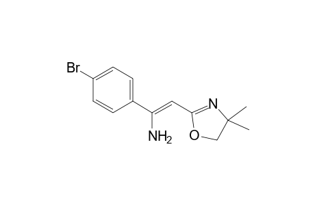 (Z)-1-(4-bromophenyl)-2-(4,4-dimethyl-5H-1,3-oxazol-2-yl)ethenamine