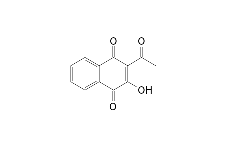 1,4-Naphthalenedione, 2-acetyl-3-hydroxy-