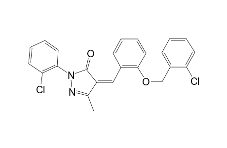 (4Z)-4-{2-[(2-chlorobenzyl)oxy]benzylidene}-2-(2-chlorophenyl)-5-methyl-2,4-dihydro-3H-pyrazol-3-one