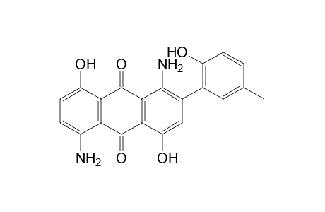 1,5-diamino-4,8-dihydroxy-2-(6-hydroxy-m-tolyl)anthraquinone