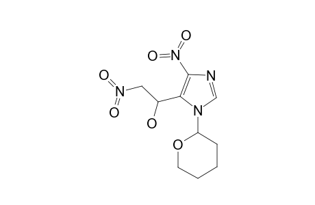 2-Nitro-1-(4-nitro-1-(tetrahydropyrane-2-yl)-imidazole-5-yl)-ethanole