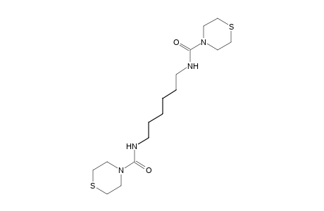 N,N'-hexamethylenebis[4-thiomorpholinecarboxamide]