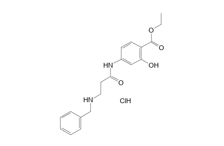 4-[3-(BENZYLAMINO)PROPIONAMIDO]SALICYLIC ACID, ETHYL ESTER, HYDROCHLORIDE