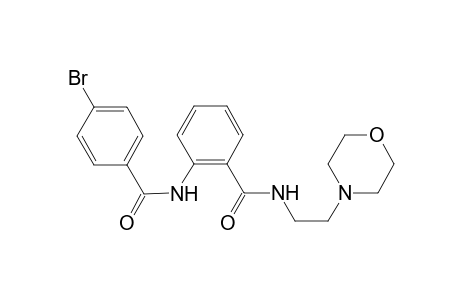 2-[(4-Bromobenzoyl)amino]-N-[2-(4-morpholinyl)ethyl]benzamide