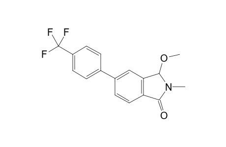 5-(p-trifluoromethyl)phenyl-3-methoxy-2-methylisoindolin-1-one