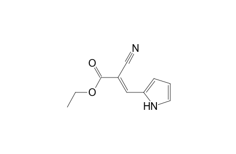 (E)-2-cyano-3-(1H-pyrrol-2-yl)-2-propenoic acid ethyl ester